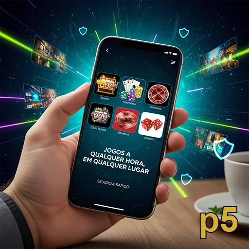 Atendente no celular com suporte local da p5