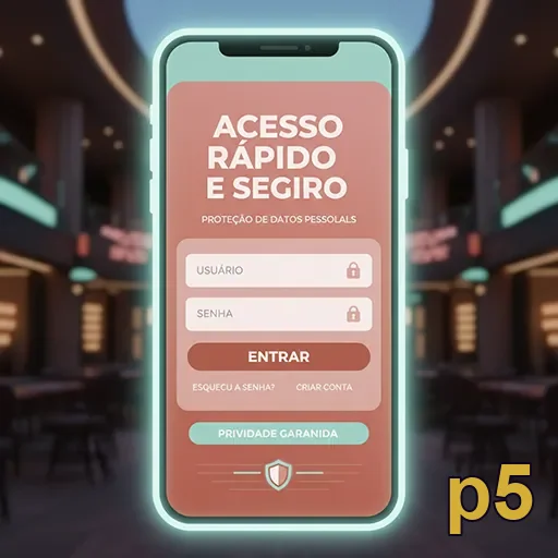 Tela mobile p5 com leitura simples e navegação segura